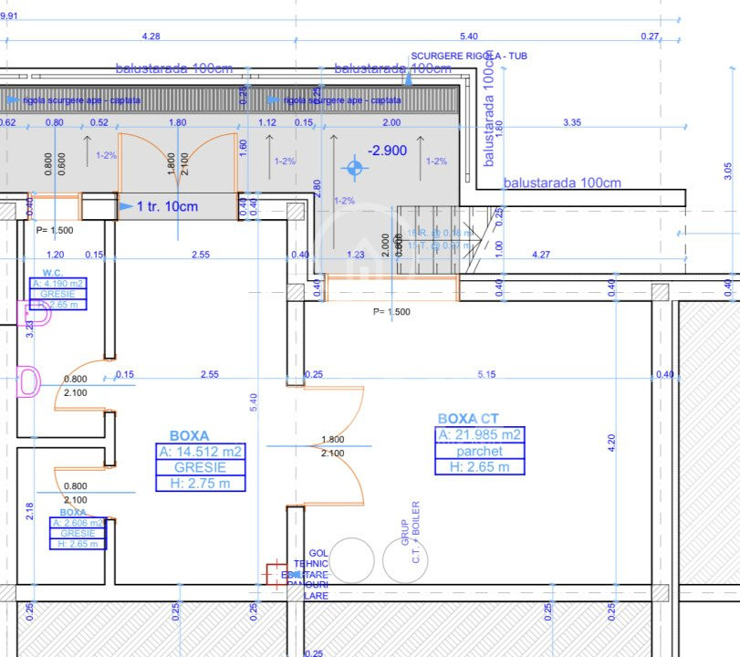 Casa cuplata Borhanci 178 mp utili, terase 35 mp, teren 408 mp TVA INCLUS