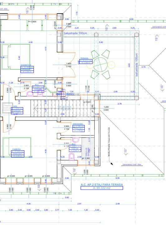 Casa cuplata Borhanci 178 mp utili, terase 35 mp, teren 408 mp TVA INCLUS