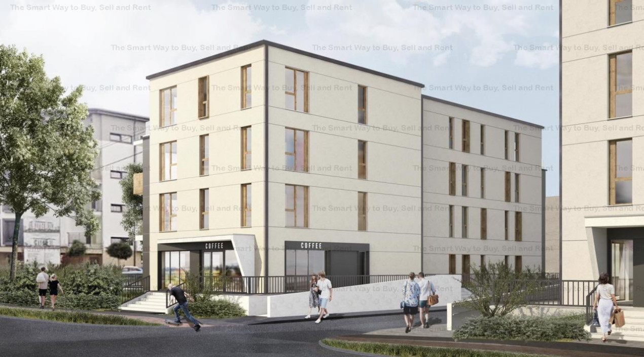 Apartament 3 camere NOU cu CF 75mp+balcoane Borhanci 