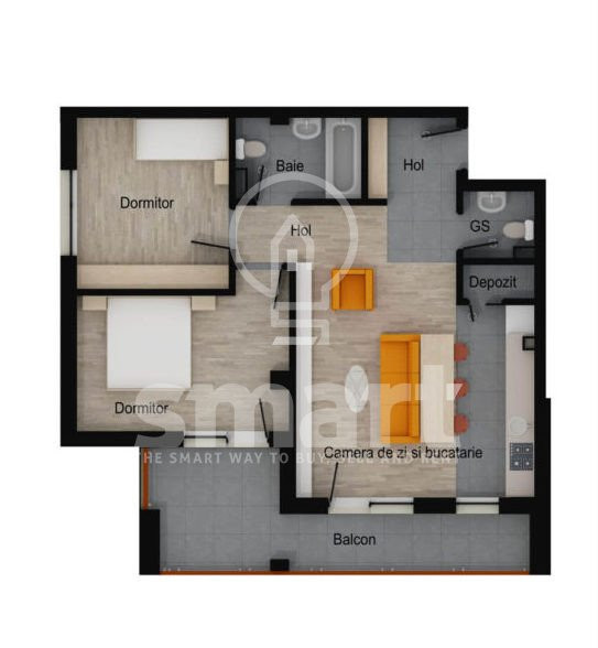 Apartament 2 camere BLOC NOU FINISAT Floresti zona Muzeul Apei