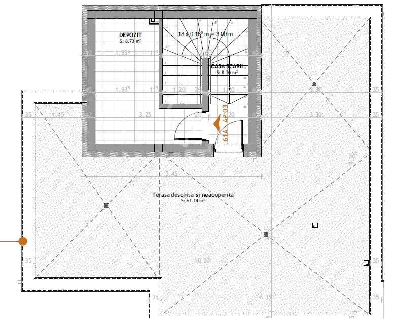 Apartament 3-4 camere + terasa, bloc tip vila, Someseni