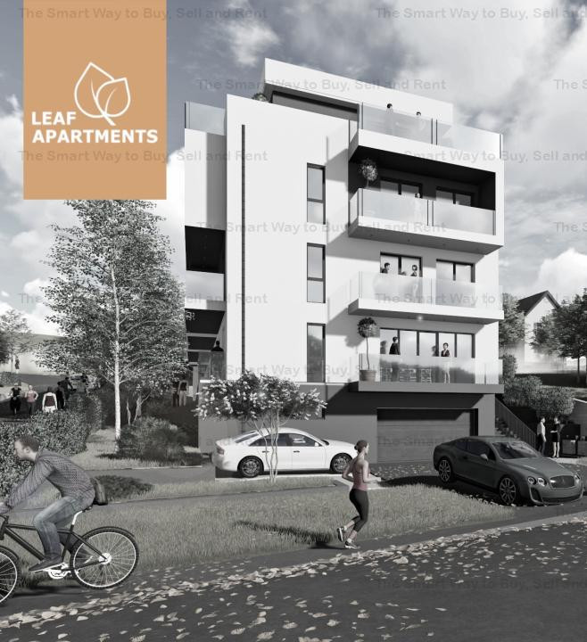 Apartament 2 camere BLOC NOU Borhanci gradină