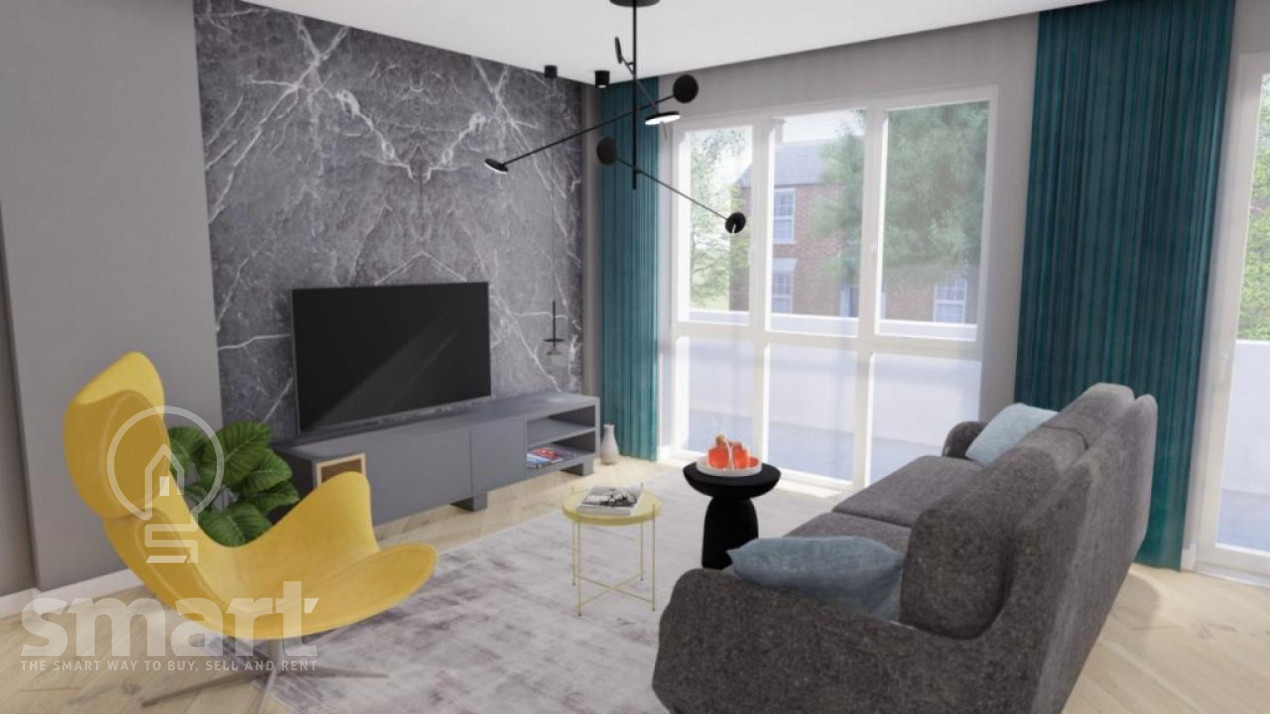 Apartament 2 camere BLOC NOUVivo gradina/terasa FINISAT