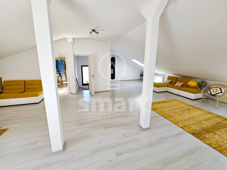 Apartament în duplex casa insiruita mobilat utilat Baciu+gradina 