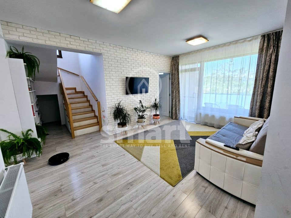 Apartament în duplex casa insiruita mobilat utilat Baciu+gradina 