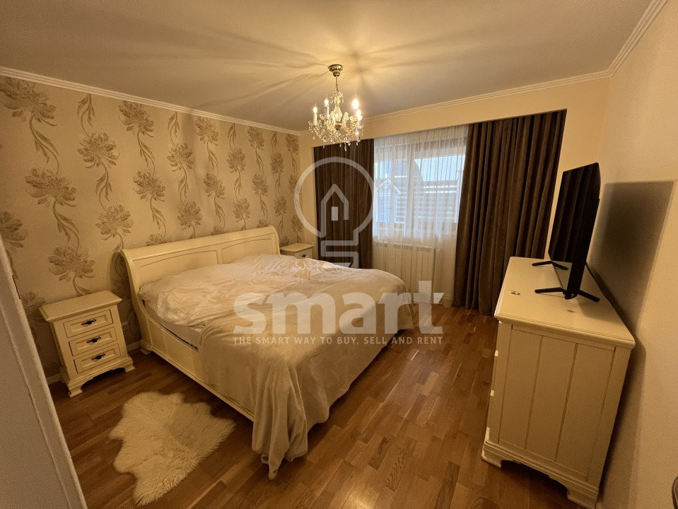 Apartament 3 camere FINISAT/MOBILAT gradina si 3 parcari Buna Ziua