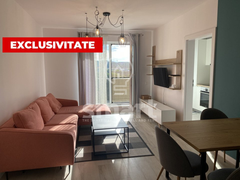 Apartament 2 camere, bloc nou, Centru, parcare