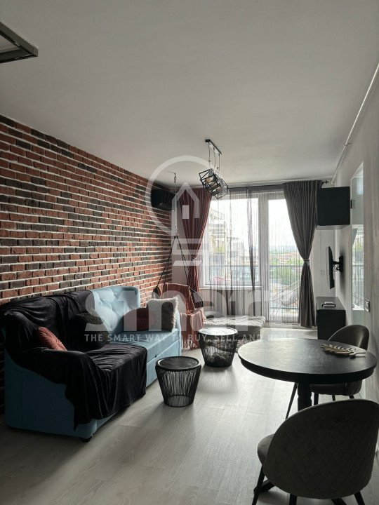 Apartament 2 camere finisat/mobilat parcare subterana Zona Clujana