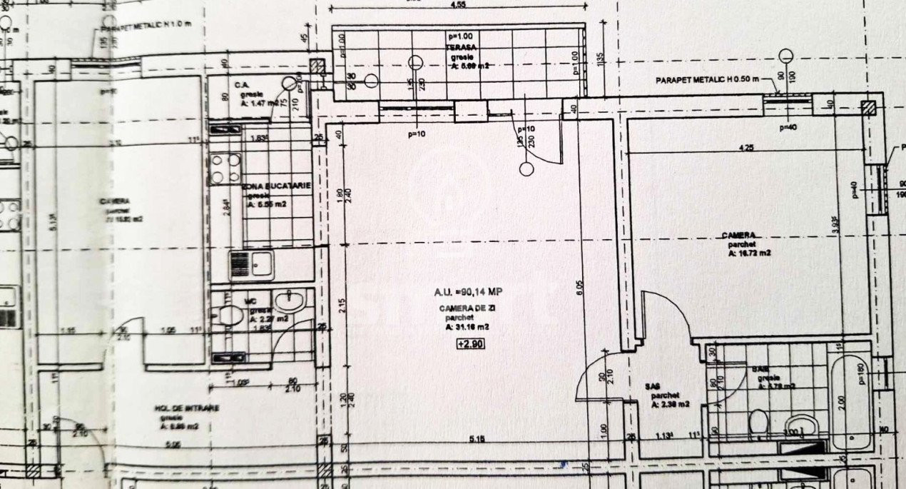 Apartament 3 camere 90mp nemobilat Zorilor zona Sigma