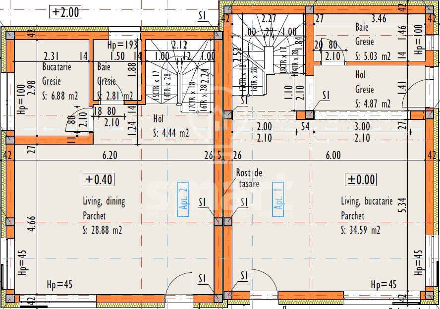 Casa tip duplex, Dambu Rotund, zona str. Maramuresului