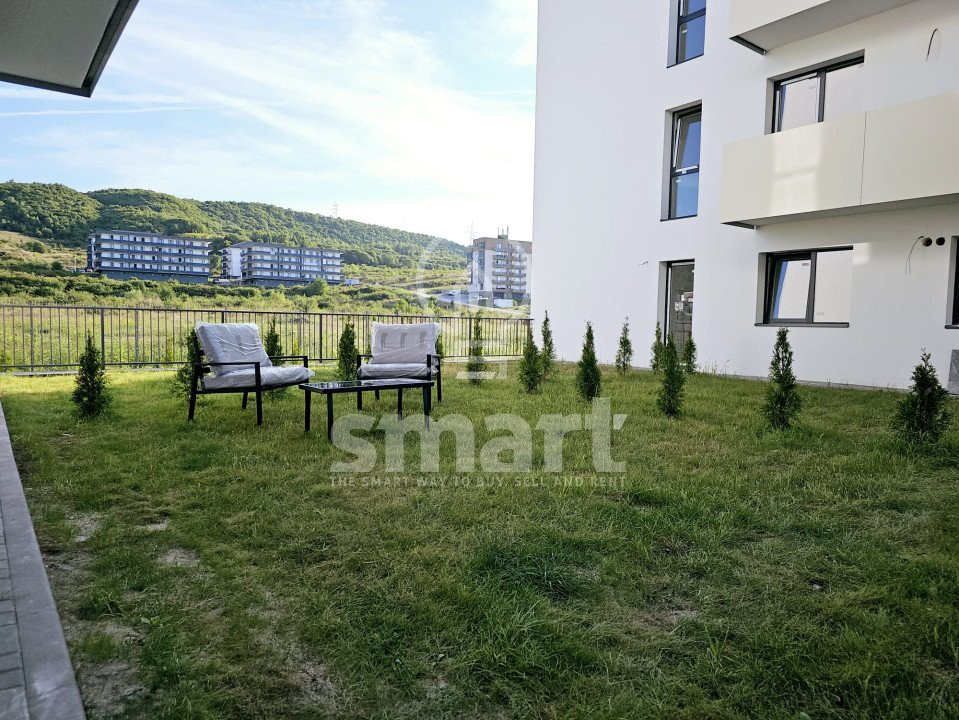 Apartament 2 camere, NOU, cu gradina , Floresti Terra