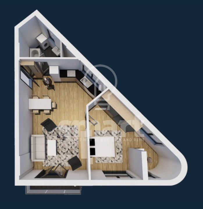 Apartament 2 camere BLOC NOU Iris 