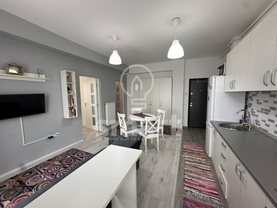 Apartament 2 camere finisat/mobilat Borhanci 