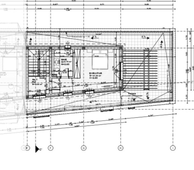 Penthouse 3 camere 110mp terasa 62mp Borhanci 